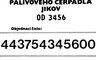 technické informace - Palivové čerpadlo JIKOV OD3456