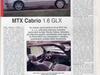 MTX Cabrio a Buggy - Autosalon a Autotesty 1998: Autotesty 98 - MTX Cabrio