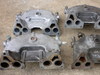 Sací potrubí na 8kanálovou hliníkovou hlavu pro karburátor SEDR: vlevo dole Fav.s pokusem o olcel. podl.,vlevo nahoře orig. 135/136, vpravo nahoře Fav. s přivařounou přírubou na SEDR, vpravo dole Fav. s ocel podl.se