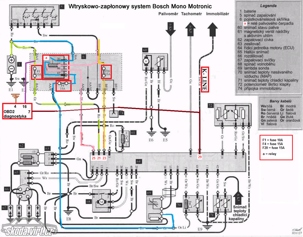 Skoda Felicia Wiring Diagram